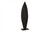 Phillips Collection Carved Leaf Sculpture, Medium, Charcoal, Black Base, 56"H (TH89172 YV0J07T442) 