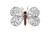 Phillips Collection Wire Wall Sculpture, Butterfly, Medium, Wood, 13"W (TH76840 YV0J07W7RA) 