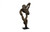 Phillips Collection Cast Teak Root Sculpture, Bronze, Black Base, 68"H (PH112767 YV0J07T52V) 