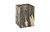Phillips Collection Cast Petrified Wood Stool, Rectangle, Aged Wood, 17.5"H (PH94497 YV0J07T45R) 
