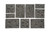 Phillips Collection Etched Rock Puzzle Wall Tile, Set of 9, Gray, 76"W (ID114681 YV0J07T70P) 