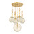 Corbett Nessa Chandelier, 5-Light, Brass, 54"H (374-38-VB CYAU) 