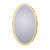 Electric Mirror Brilliance Lighted Mirror, Oval, Integrated LED, Clear, Brushed Brass, 36"H x 24"W x 2.13"D (BRI-2436-BR02 YUU6011X55) 