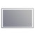 Electric Mirror Integrity Lighted Mirror, Forward-Phase Dimming Technology, Integrated LED, Clear, 36"H x 60"W x 1.75"D (INT-6036 YUU6011Y2F) 