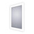 Electric Mirror Silhouette Lighted Mirror, Keen Technology, Integrated LED, Clear, 42"H x 30"W x 1.75"D (SIL-3042-KG YUU6011Y3N) 