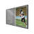 Electric Mirror Eclipse Flat Screen Television Cover, Clear, Glossy Black Frame, 27.5"H x 43.5"W  (TVC-43 YUU6011Z0X) 