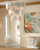 Currey and Company Agave White Console Table 