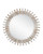 Currey and Company Diza Round Whitewash Mirror 