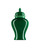 Currey and Company Imperial Green Medium Temple Jar 