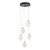 Hubbardton Forge Chrysalis Pendant, 5-Light, Ink, White Polished Crystal, 15.4"W (131137-SKT-STND-89-WP0754 5YZTGC) 