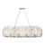 Varaluz Bask 8 Light Crystal Linear Pendant - Gold Dust 