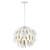 Capital 1-Light Botanical Pendant in Matte White and Buffed Gold 
