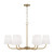 Capital Brody Chandelier, Aged Brass, 34.5"W 