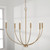 Capital 6-Light Chandelier in Aged Brass 
