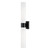 Capital 2-Light Dual Sconce in Matte Black with Soft White Glass 