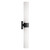 Capital 2-Light Dual Sconce in Matte Black with Soft White Glass 
