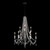 Varaluz Barcelona Two-Tier Crystal Chandelier - Black 