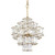 Varaluz Cubic Chandelier - Calypso Gold 