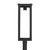 Capital 1-Light Post Lantern in Black with Clear Glass GU Twist Lock Night Sky Friendly 