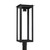 Capital 1-Light Post Lantern in Black with Clear Glass GU Twist Lock Night Sky Friendly 