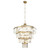 Varaluz Social Club Four-Tier Chandelier - Gold 