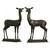 Global Views Set of 2 Fawn Small Sculptures 