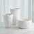 Global Views Chip Tall Matte White Vase 