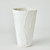 Global Views Chip Tall Matte White Vase 