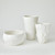 Global Views Chip Tall Matte White Vase 