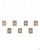 Currey and Company Regatta 7-Light Linear Multi-Drop Pendant 