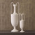 Global Views Elongated Grecian Large Matte White Amphora 
