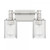Savoy House Concord 2-Light Bathroom Vanity Light in Silver and Polished Nickel, Savoy House 8-1102-2-146 ALXM4 