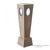 Global Views Proust Grey Sandblasted Oak Pedestal 