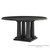 Global Views Titian Black Cerused Oak Dining Table 60" Top 