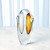 Global Views Duet Small Amber/Grey Vase 