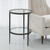 Global Views Laforge Two-Tier Braised Brass Side Table 
