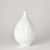 Global Views Modernist White Plaster Vase 