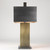 Global Views Tortoise Antique Zinc, Ombre Brass Table Lamp 