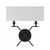 Savoy House Arondale 2-Light Wall Sconce in Matte Black, Savoy House 9-3305-2-89 ALYJW 