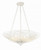 Crystorama Doral Chandelier - Matte White 10"H 