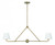 Crystorama Xavier Chandelier - Vibrant Gold, White 15"H 