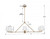 Crystorama Xavier Chandelier - Vibrant Gold, White 14.75"H 