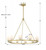 Crystorama Aragon Chandelier - Soft Brass 26"H 