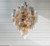 Crystorama Addis Chandelier - Aged Brass, Tronchi Glass Autumn 50.5"H 
