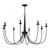 Savoy House Stonecrest 8-Light Chandelier in Matte Black, Savoy House 1-1202-8-89 ALWMC 