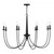 Savoy House Stonecrest 8-Light Chandelier in Matte Black, Savoy House 1-1202-8-89 ALWMC 