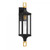 Savoy House Glendale 1-Light Outdoor Wall Lantern in Matte Black and Weathered Brushed Brass, Savoy House 5-276-144 ALXK3 