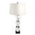 Global Views Facet Block Table Lamp Triple 