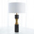 Global Views Marble Cinch Black Table Lamp 