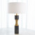 Global Views Marble Cinch Black Table Lamp 